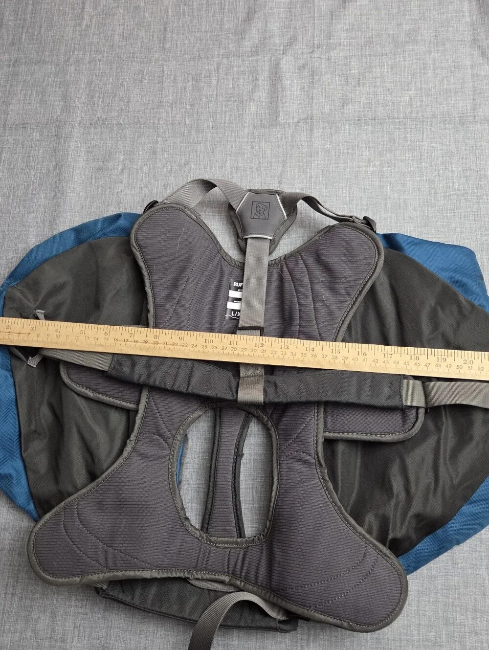 Ruffwear XL/L dog Harness With Large Pockets Blue